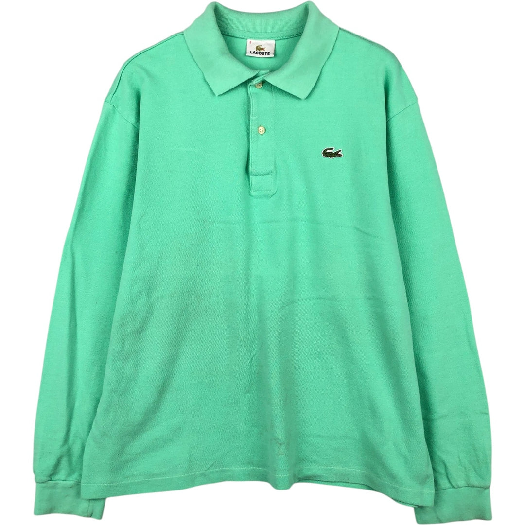 Lacoste LACOSTE Long Sleeve Polo Shirt Size 6 Men's XL cotton Mint green Vintage Second Hand