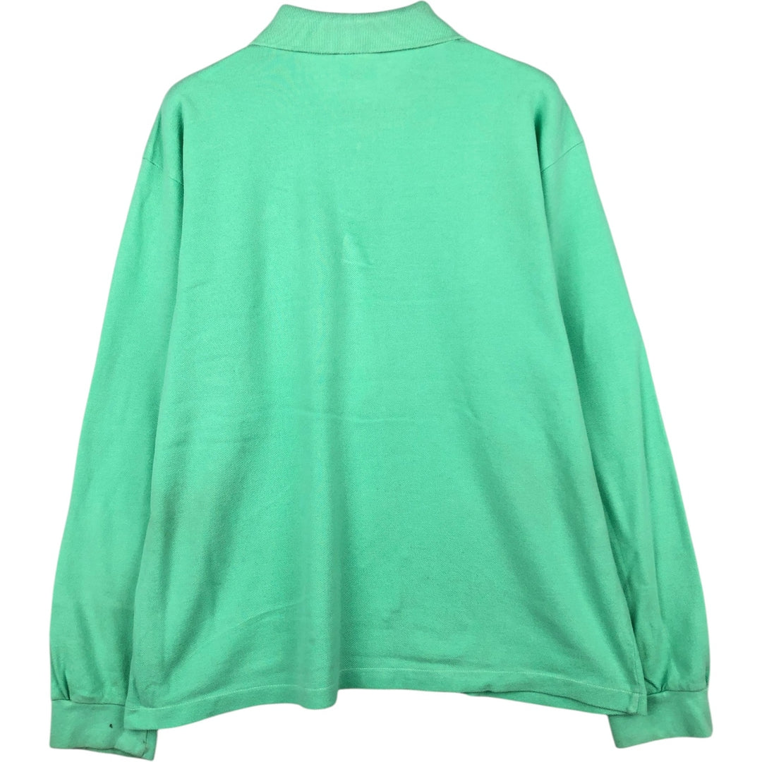 Lacoste LACOSTE Long Sleeve Polo Shirt Size 6 Men's XL cotton Mint green Vintage Second Hand