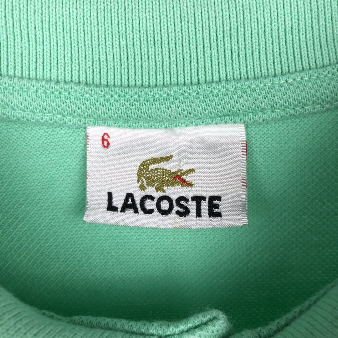 Lacoste LACOSTE Long Sleeve Polo Shirt Size 6 Men's XL cotton Mint green Vintage Second Hand