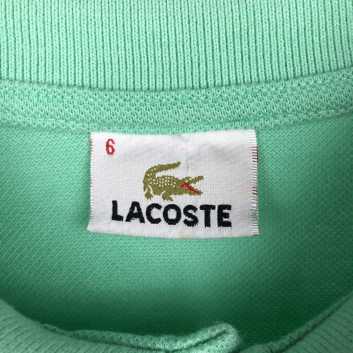 Lacoste LACOSTE Long Sleeve Polo Shirt Size 6 Men's XL cotton Mint green Vintage Second Hand