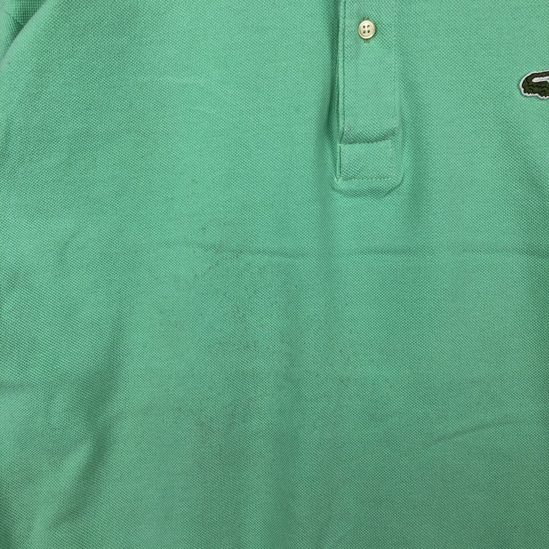 Lacoste LACOSTE Long Sleeve Polo Shirt Size 6 Men's XL cotton Mint green Vintage Second Hand