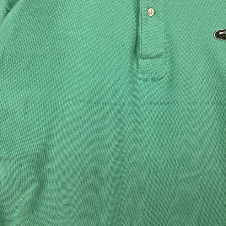 Lacoste LACOSTE Long Sleeve Polo Shirt Size 6 Men's XL cotton Mint green Vintage Second Hand