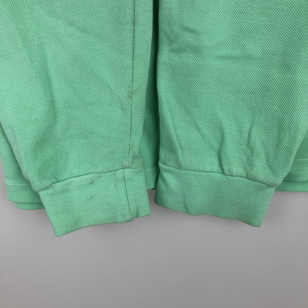 Lacoste LACOSTE Long Sleeve Polo Shirt Size 6 Men's XL cotton Mint green Vintage Second Hand