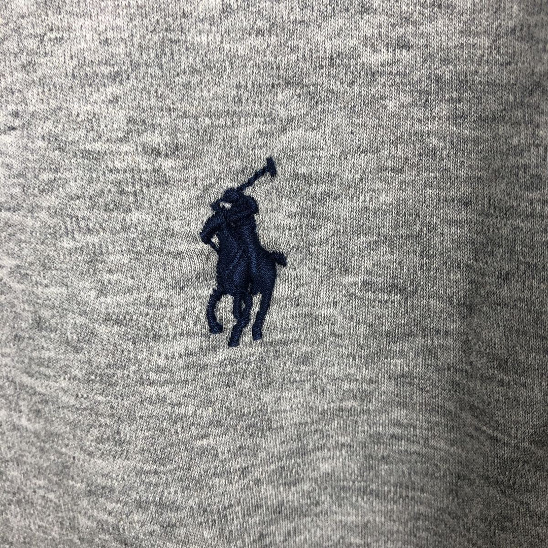 Ralph Lauren POLO RALPH LAUREN CUSTOM SLIM FIT long-sleeved polo shirt, men's size M unclear gray type Vintage Second Hand