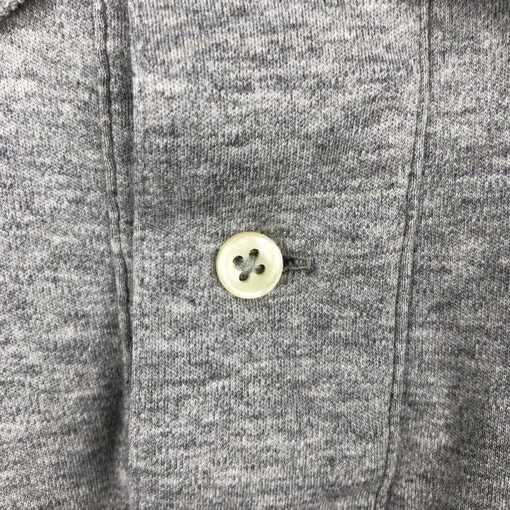 Ralph Lauren POLO RALPH LAUREN CUSTOM SLIM FIT long-sleeved polo shirt, men's size M unclear gray type Vintage Second Hand