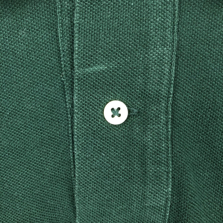 Ralph Lauren POLO by Ralph Lauren long sleeve polo shirt, men's XL size cotton green type Vintage Second Hand