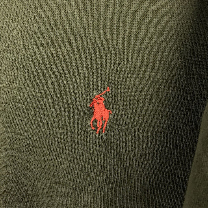 Ralph Lauren POLO by Ralph Lauren long sleeve polo shirt, men's size XXL cotton Khaki type Vintage Second Hand