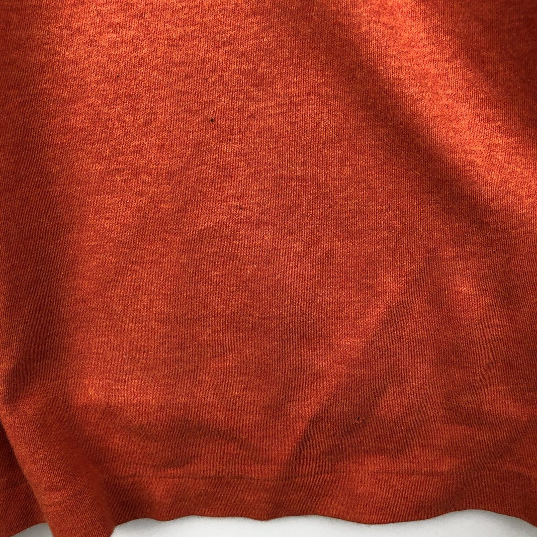 Ralph Lauren POLO by Ralph Lauren long sleeve polo shirt, men's XL size cotton red type reddish brown Vintage Second Hand
