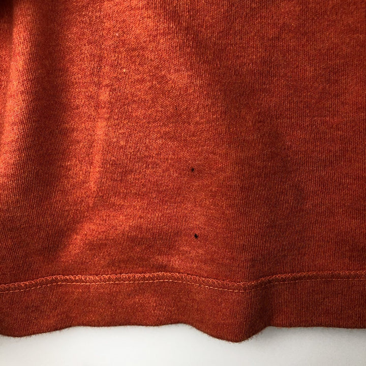 Ralph Lauren POLO by Ralph Lauren long sleeve polo shirt, men's XL size cotton red type reddish brown Vintage Second Hand