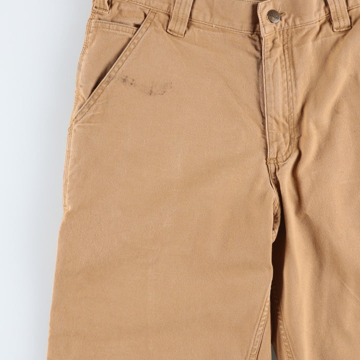 Carhartt Relaxed Fit Duck Painter Shorts, Men's, W34 equivalent cotton brown type Vintage Second Hand