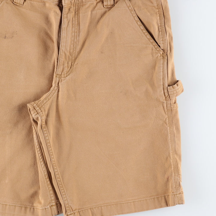 Carhartt Relaxed Fit Duck Painter Shorts, Men's, W34 equivalent cotton brown type Vintage Second Hand