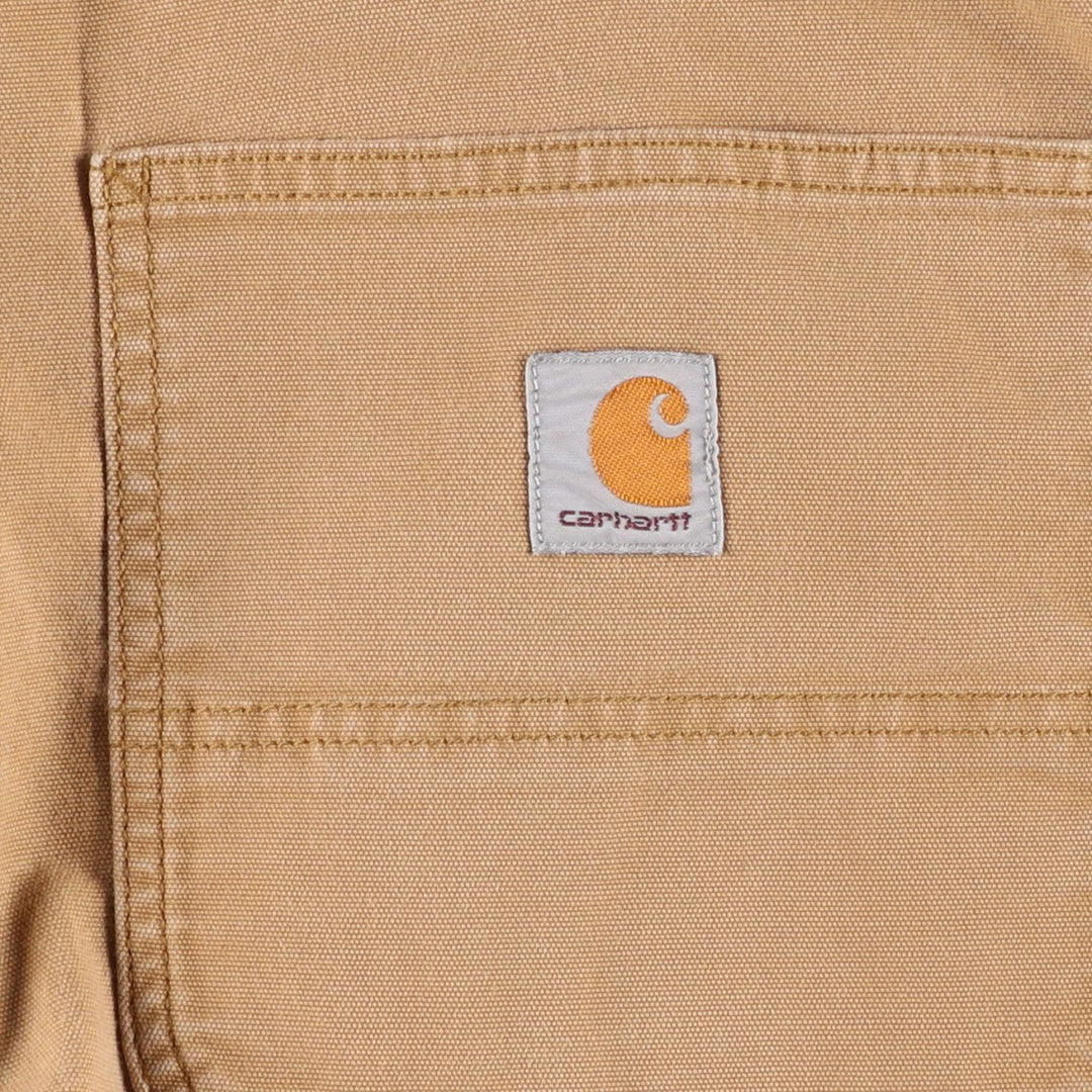 Carhartt Relaxed Fit Duck Work Shorts, Men's Size 36 cotton brown type Vintage Second Hand