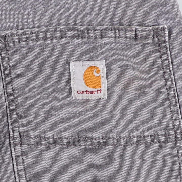 Carhartt Relaxed Fit Duck Work Shorts, Men's Size 36 cotton gray type Vintage Second Hand