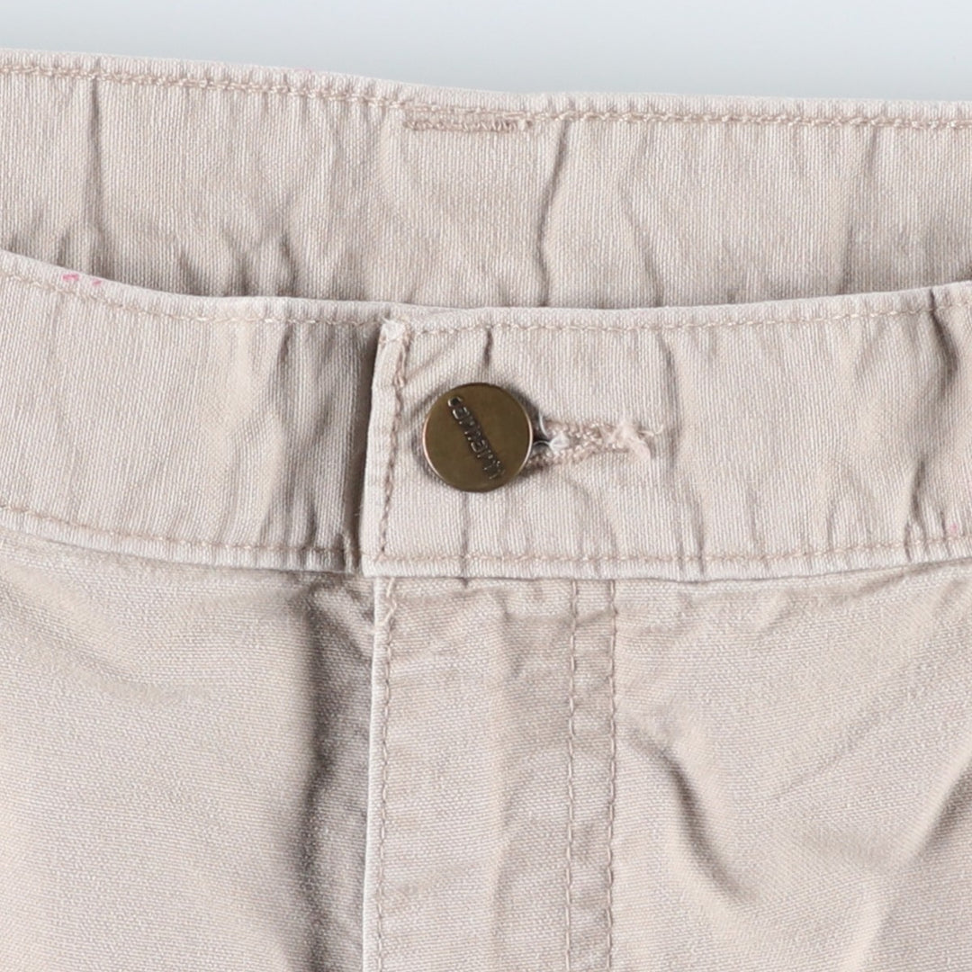 Carhartt ORIGINAL FIT Duck Painter Shorts, Men's, W36 equivalent cotton Beige type Vintage Second Hand