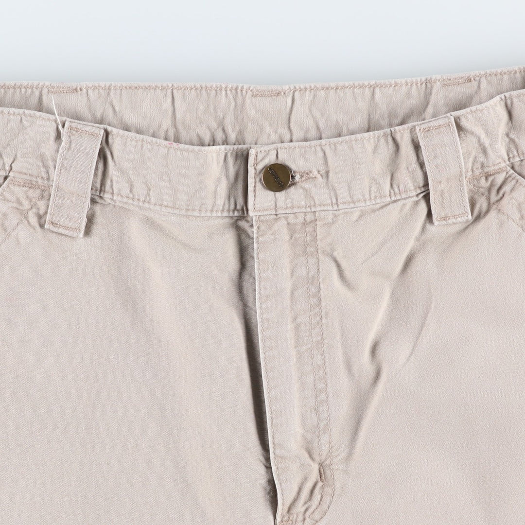 Carhartt ORIGINAL FIT Duck Painter Shorts, Men's, W36 equivalent cotton Beige type Vintage Second Hand