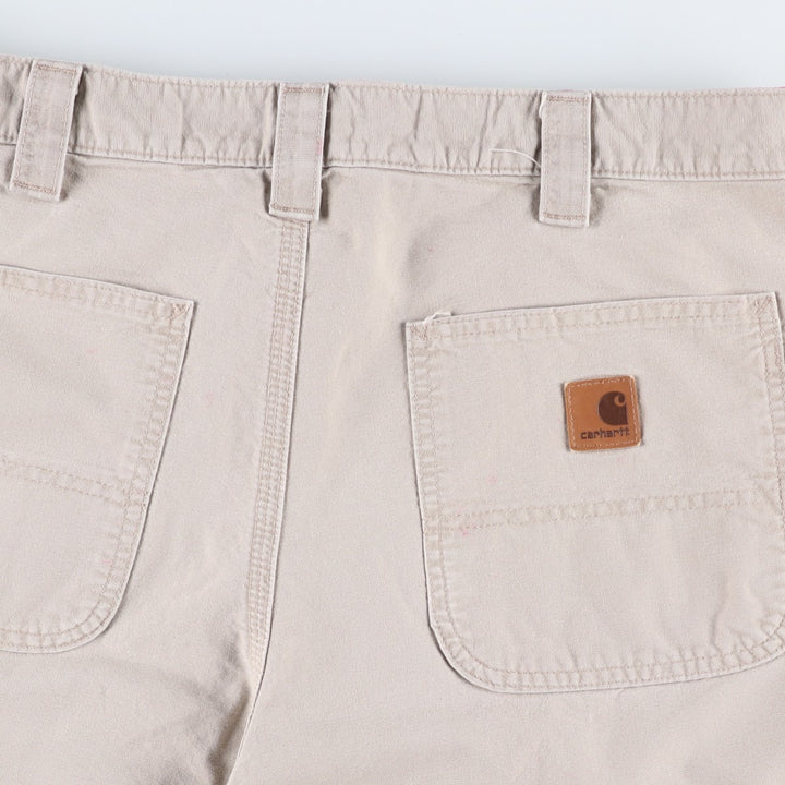 Carhartt ORIGINAL FIT Duck Painter Shorts, Men's, W36 equivalent cotton Beige type Vintage Second Hand