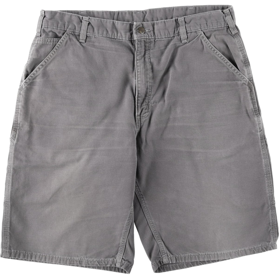 Carhartt Duck Painter Shorts, Men's, Size W37 cotton gray type Vintage Second Hand