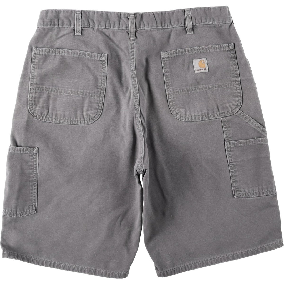 Carhartt Duck Painter Shorts, Men's, Size W37 cotton gray type Vintage Second Hand