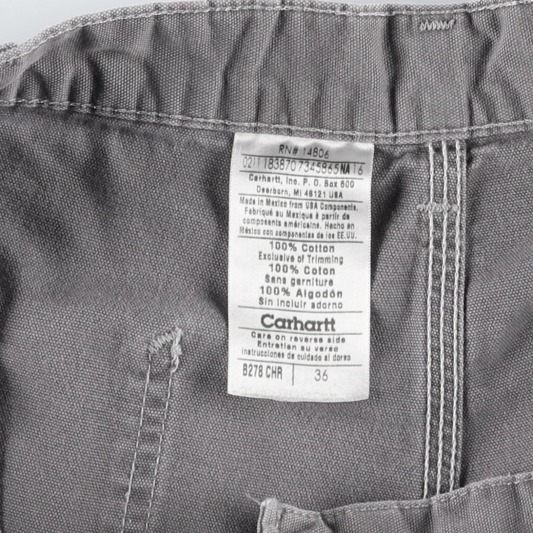 Carhartt Duck Painter Shorts, Men's, Size W37 cotton gray type Vintage Second Hand