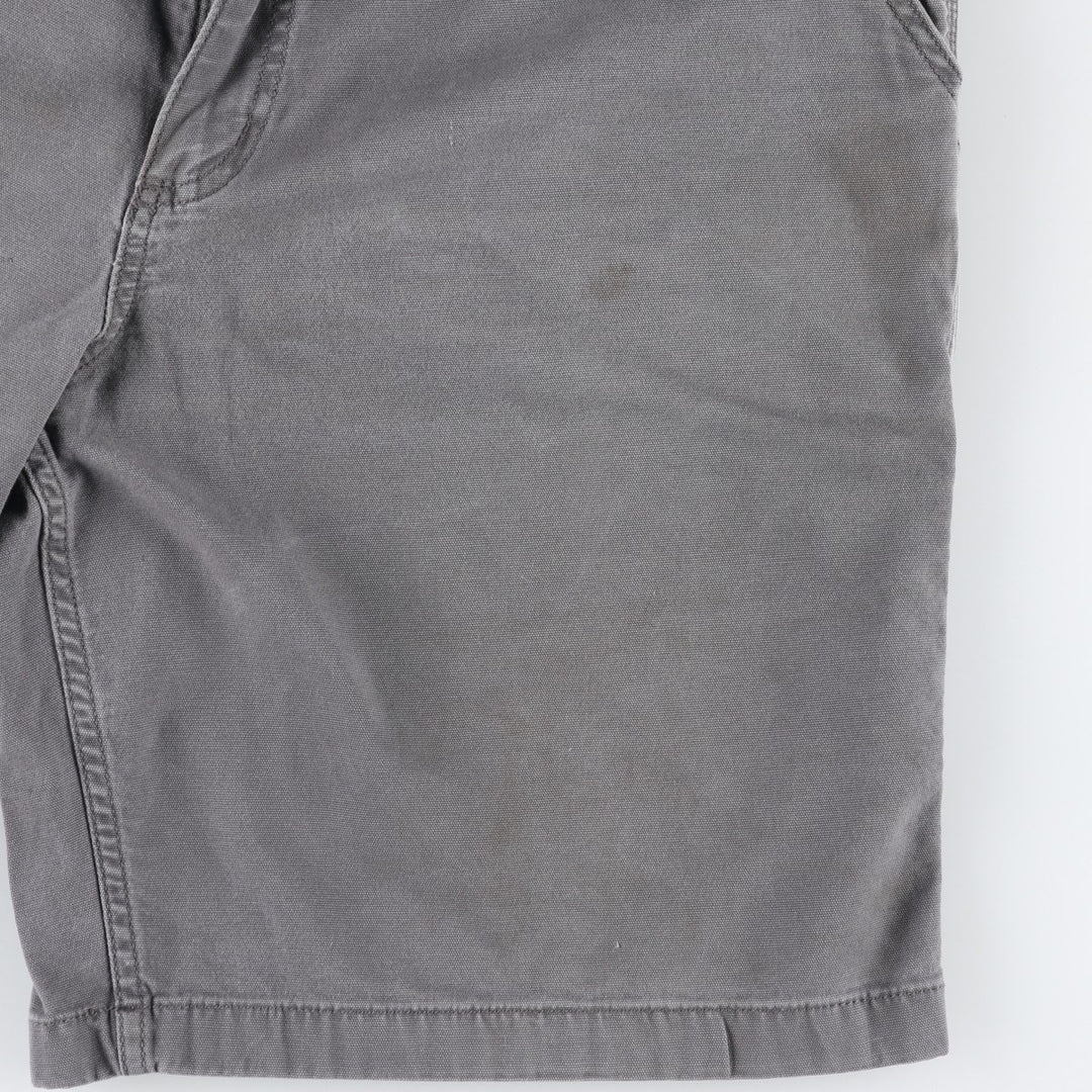 Carhartt Relaxed Fit Duck Canvas Work Shorts (Men's W40 equivalent) - Large Size cotton gray type Vintage Second Hand