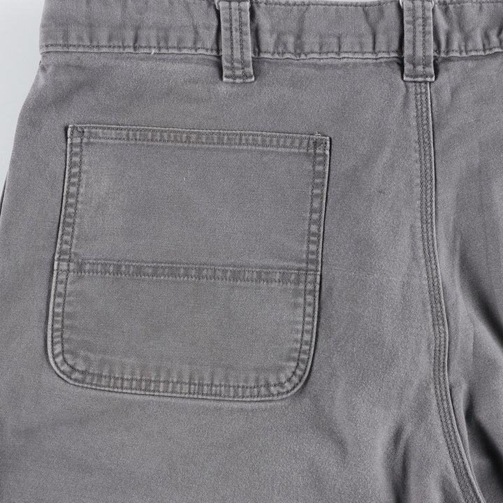 Carhartt Relaxed Fit Duck Canvas Work Shorts (Men's W40 equivalent) - Large Size cotton gray type Vintage Second Hand