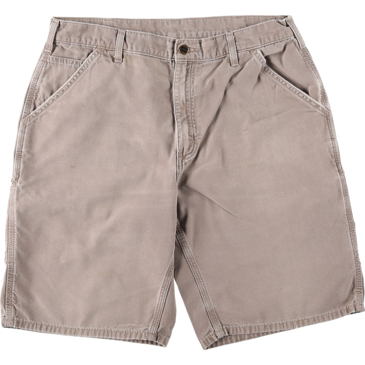 Carhartt Duck Painter Shorts, Men's, W36 equivalent cotton Beige type Vintage Second Hand