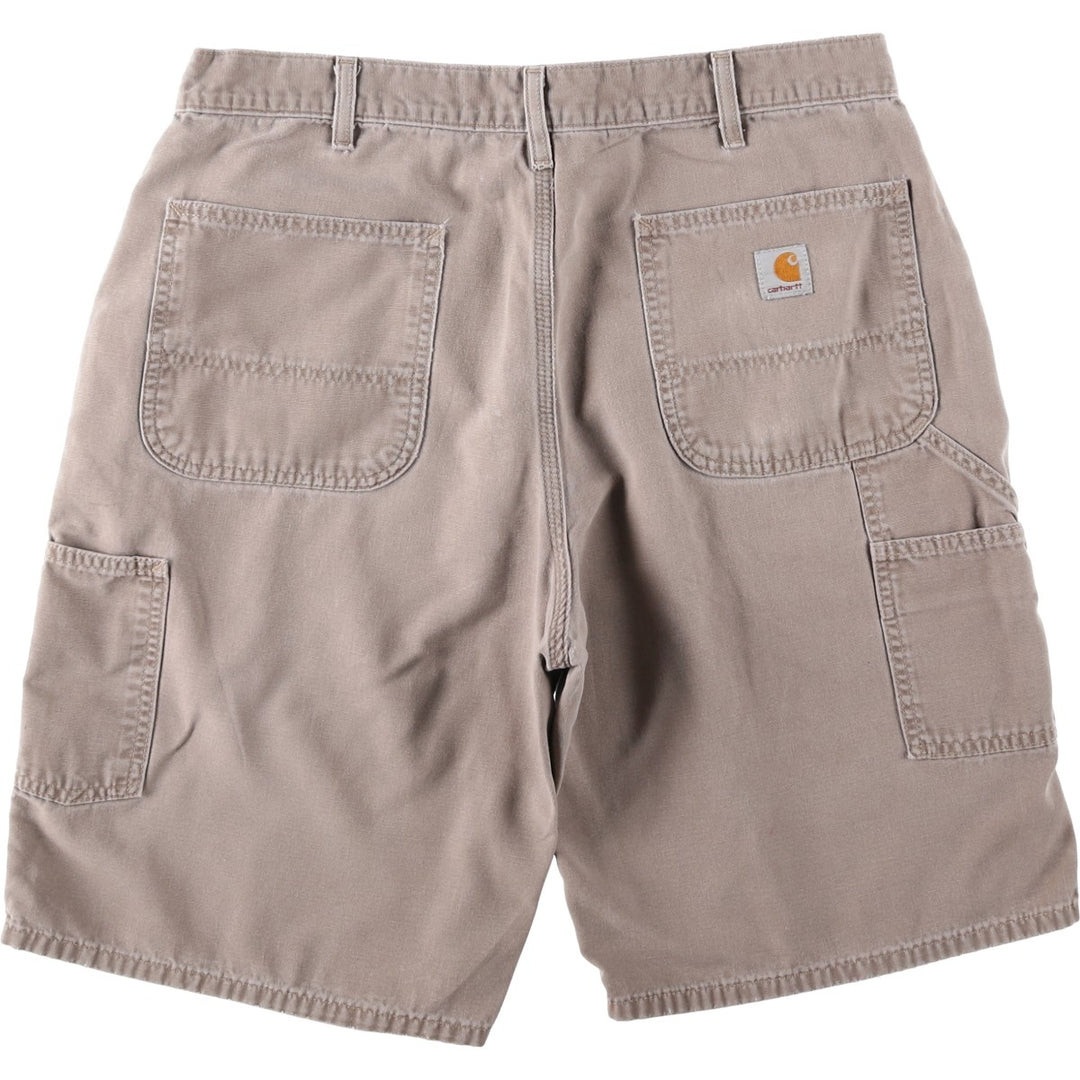 Carhartt Duck Painter Shorts, Men's, W36 equivalent cotton Beige type Vintage Second Hand