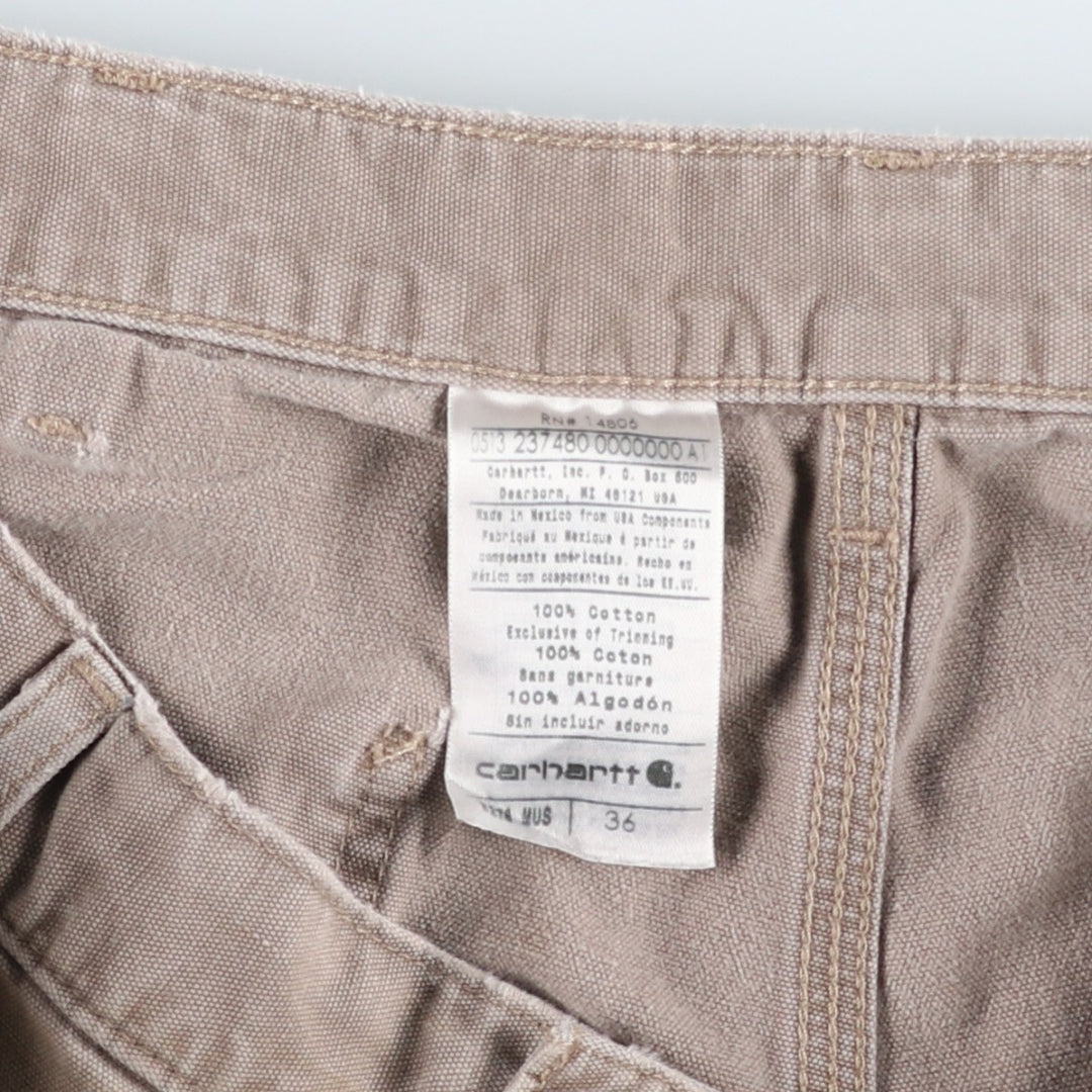 Carhartt Duck Painter Shorts, Men's, W36 equivalent cotton Beige type Vintage Second Hand