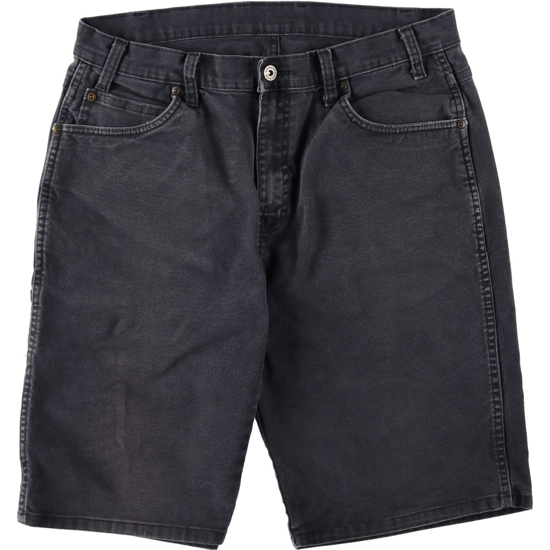 Dickies Duck Fabric Work Shorts, Half Pants, Men's, W34 equivalent cotton black type Vintage Second Hand