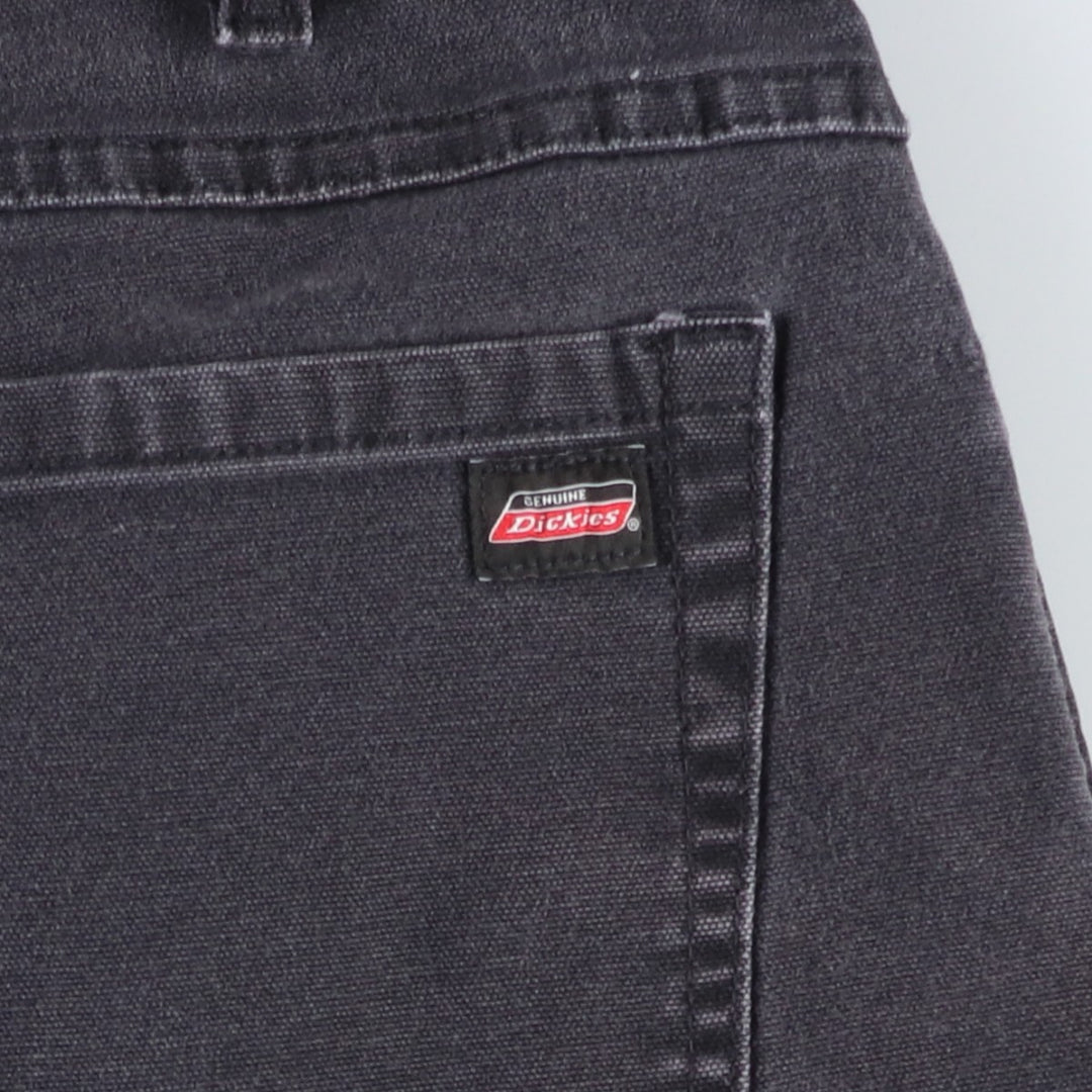 Dickies Duck Fabric Work Shorts, Half Pants, Men's, W34 equivalent cotton black type Vintage Second Hand