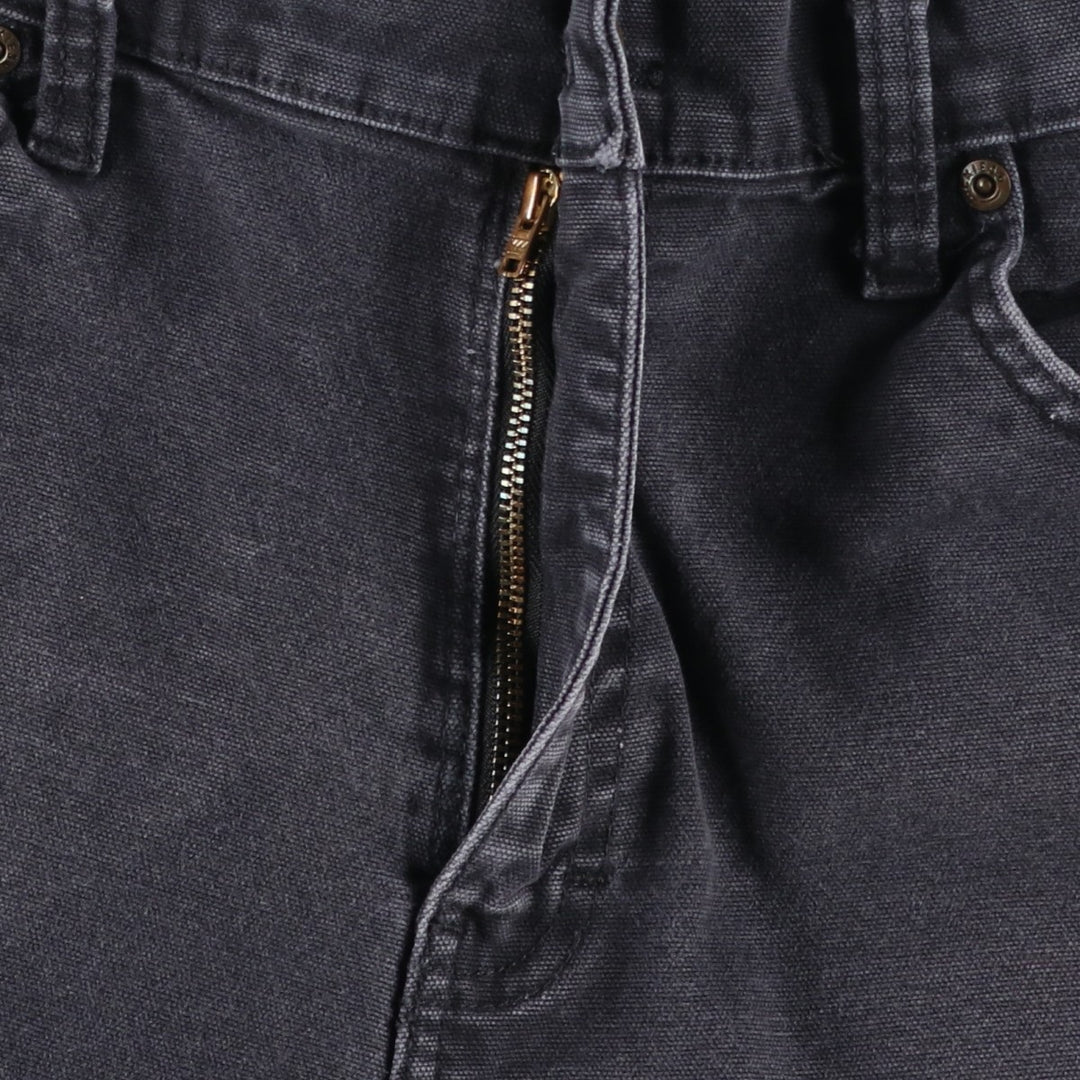 Dickies Duck Fabric Work Shorts, Half Pants, Men's, W34 equivalent cotton black type Vintage Second Hand