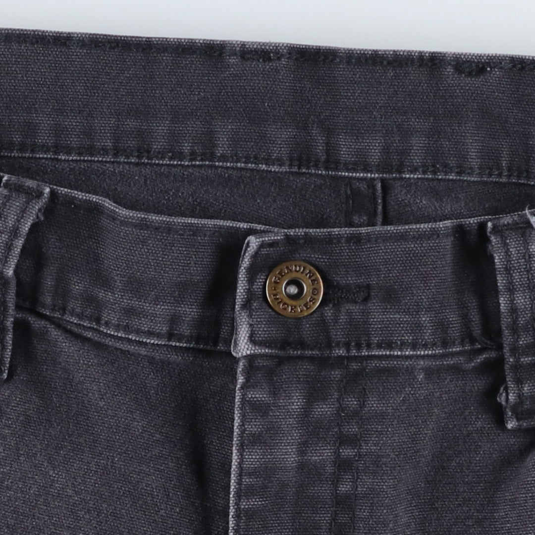 Dickies Duck Fabric Work Shorts, Half Pants, Men's, W34 equivalent cotton black type Vintage Second Hand