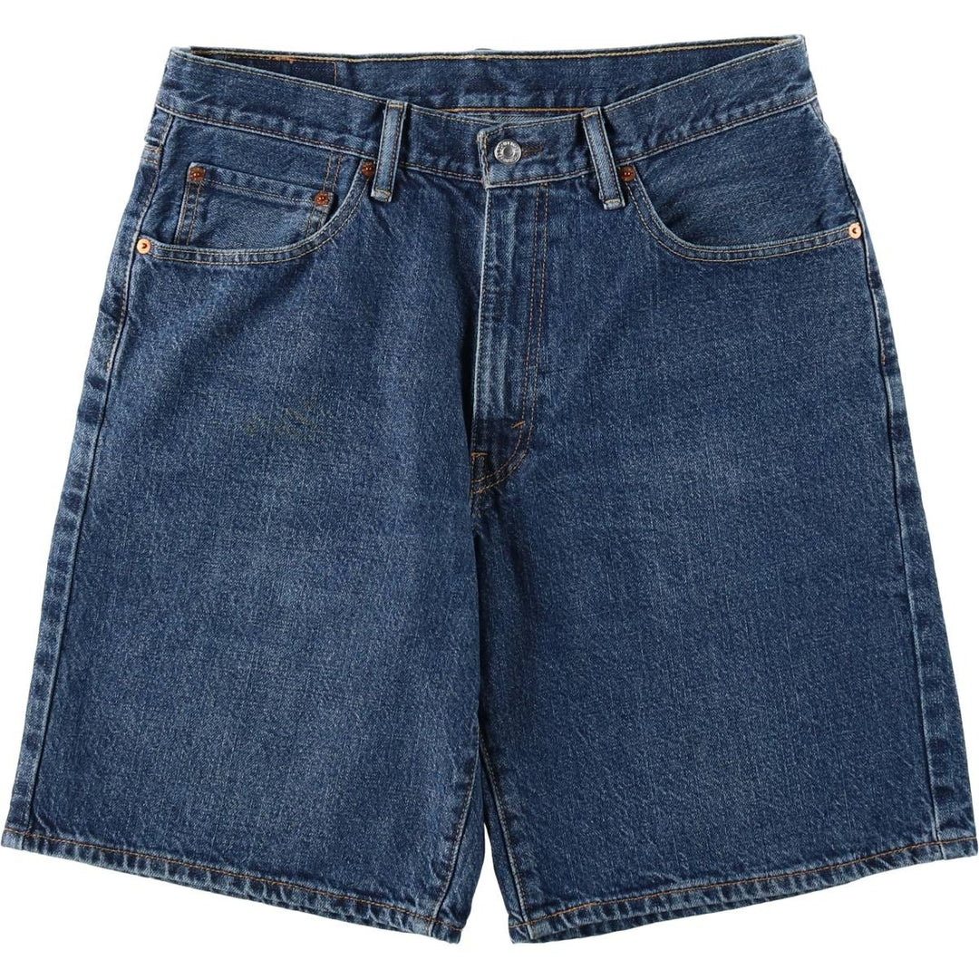 Levi's 550 denim shorts, short pants for men, size W34 cotton blue type Vintage Second Hand