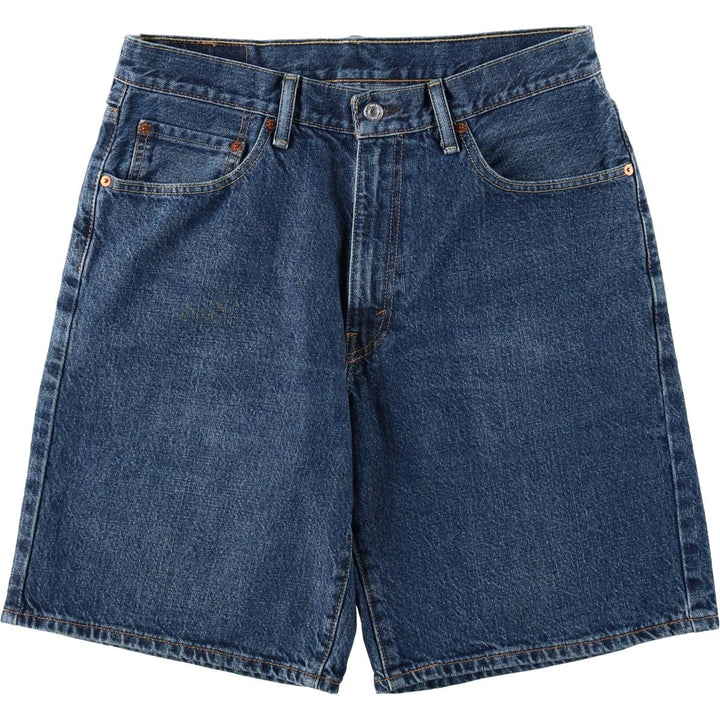 Levi's 550 denim shorts, short pants for men, size W34 cotton blue type Vintage Second Hand