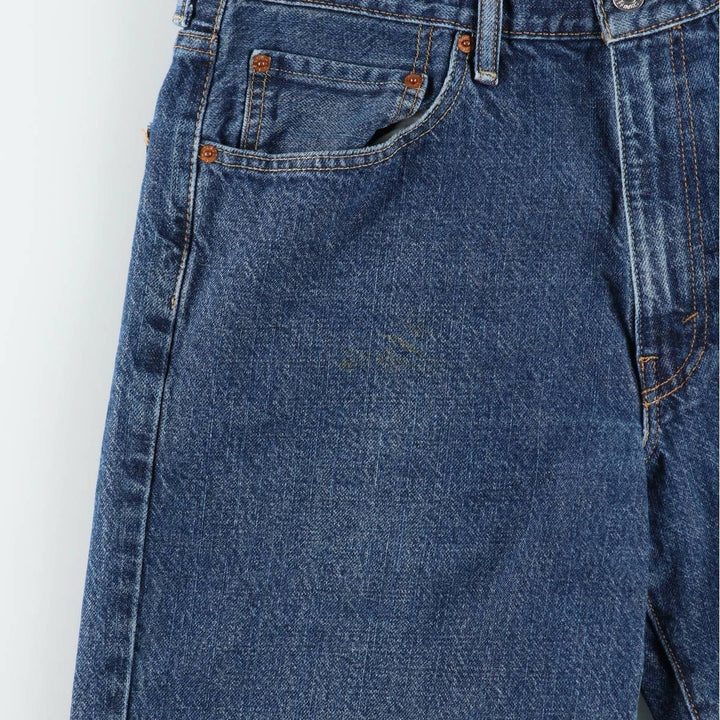 Levi's 550 denim shorts, short pants for men, size W34 cotton blue type Vintage Second Hand