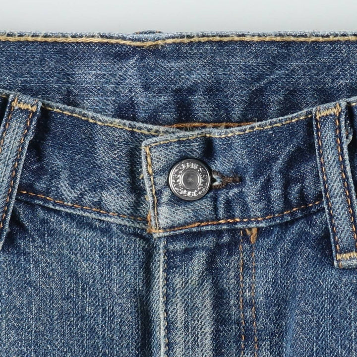 Levi's 505 denim shorts, short pants for men, size W34 cotton blue type Vintage Second Hand