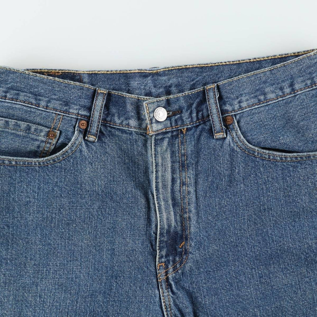 Levi's 505 denim shorts, short pants for men, size W34 cotton blue type Vintage Second Hand