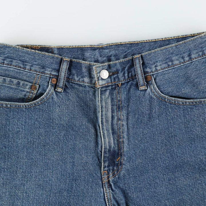Levi's 505 denim shorts, short pants for men, size W34 cotton blue type Vintage Second Hand