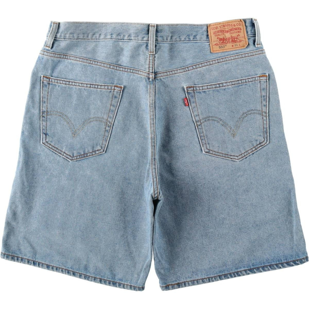 Levi's 550 Relaxed Fit Denim Shorts, Men's Size W37 cotton blue type Vintage Second Hand