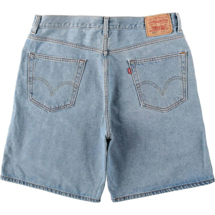 Levi's 550 Relaxed Fit Denim Shorts, Men's Size W37 cotton blue type Vintage Second Hand