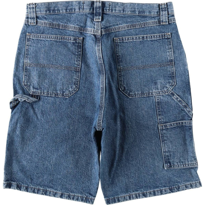 Wrangler Denim Painter Shorts, Men's Size W34 cotton blue type Vintage Second Hand