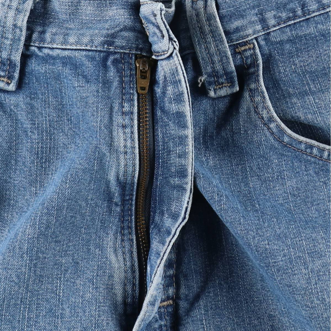 Wrangler denim painter shorts, men's size W32 (approx.) cotton blue type Vintage Second Hand