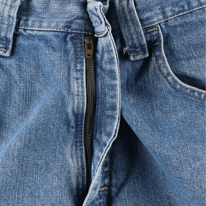 Wrangler denim painter shorts, men's size W32 (approx.) cotton blue type Vintage Second Hand