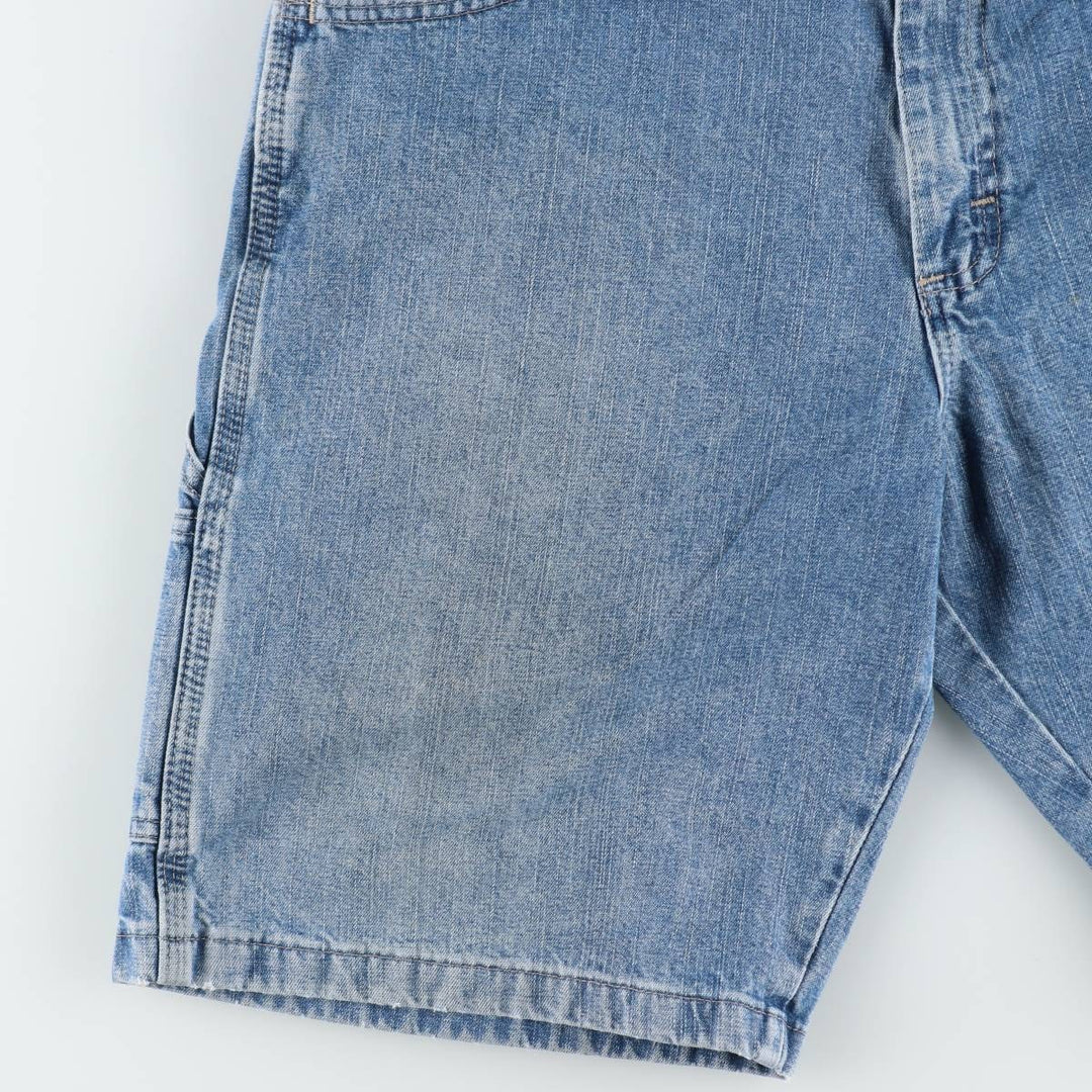 Wrangler denim painter shorts, men's size W32 (approx.) cotton blue type Vintage Second Hand