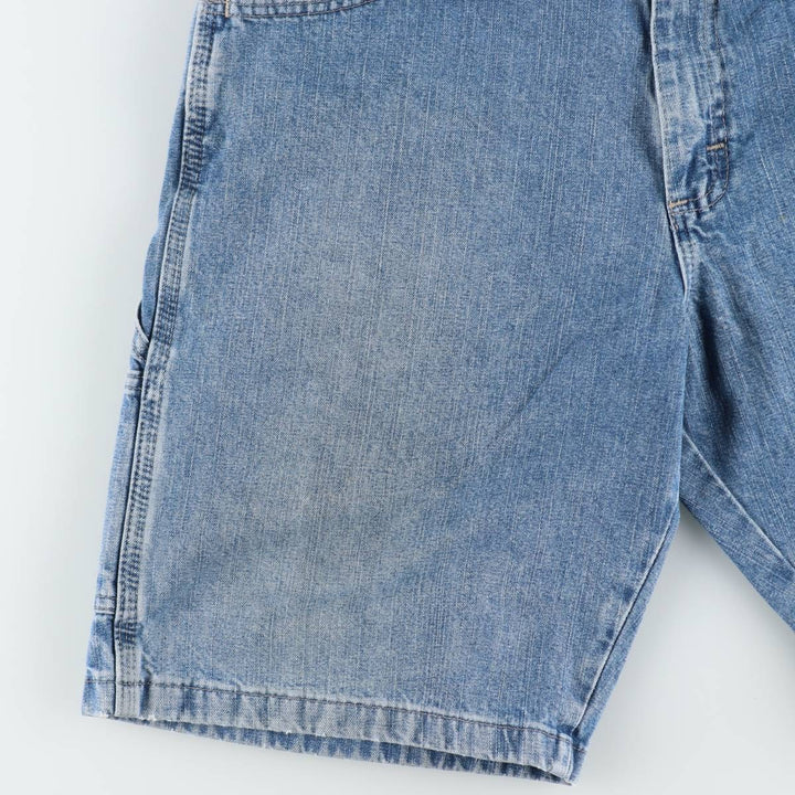 Wrangler denim painter shorts, men's size W32 (approx.) cotton blue type Vintage Second Hand