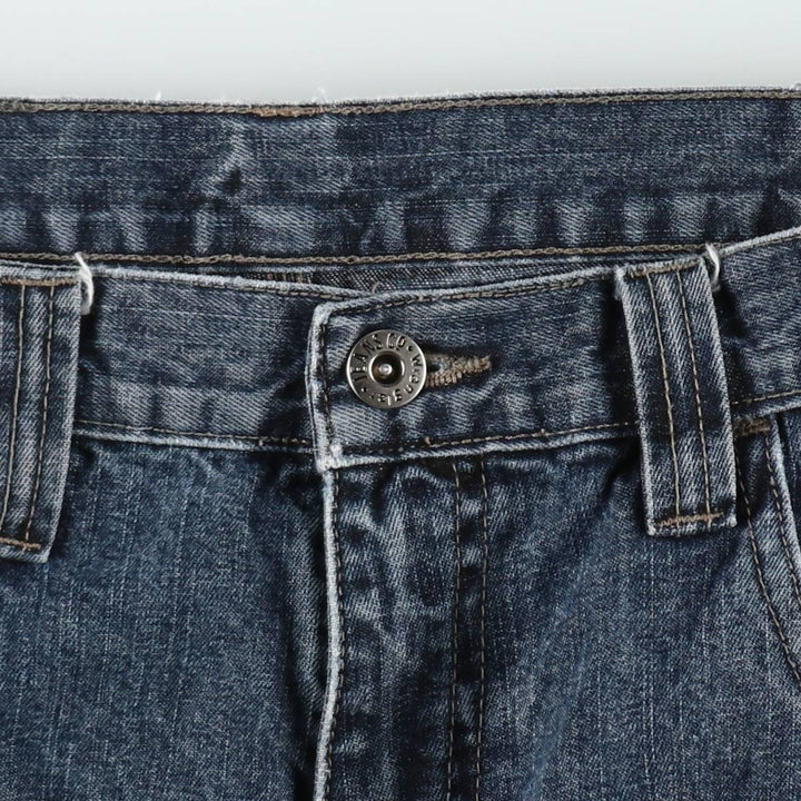 Wrangler Denim Painter Shorts, Shorts, Men's, W36 equivalent cotton blue type Vintage Second Hand