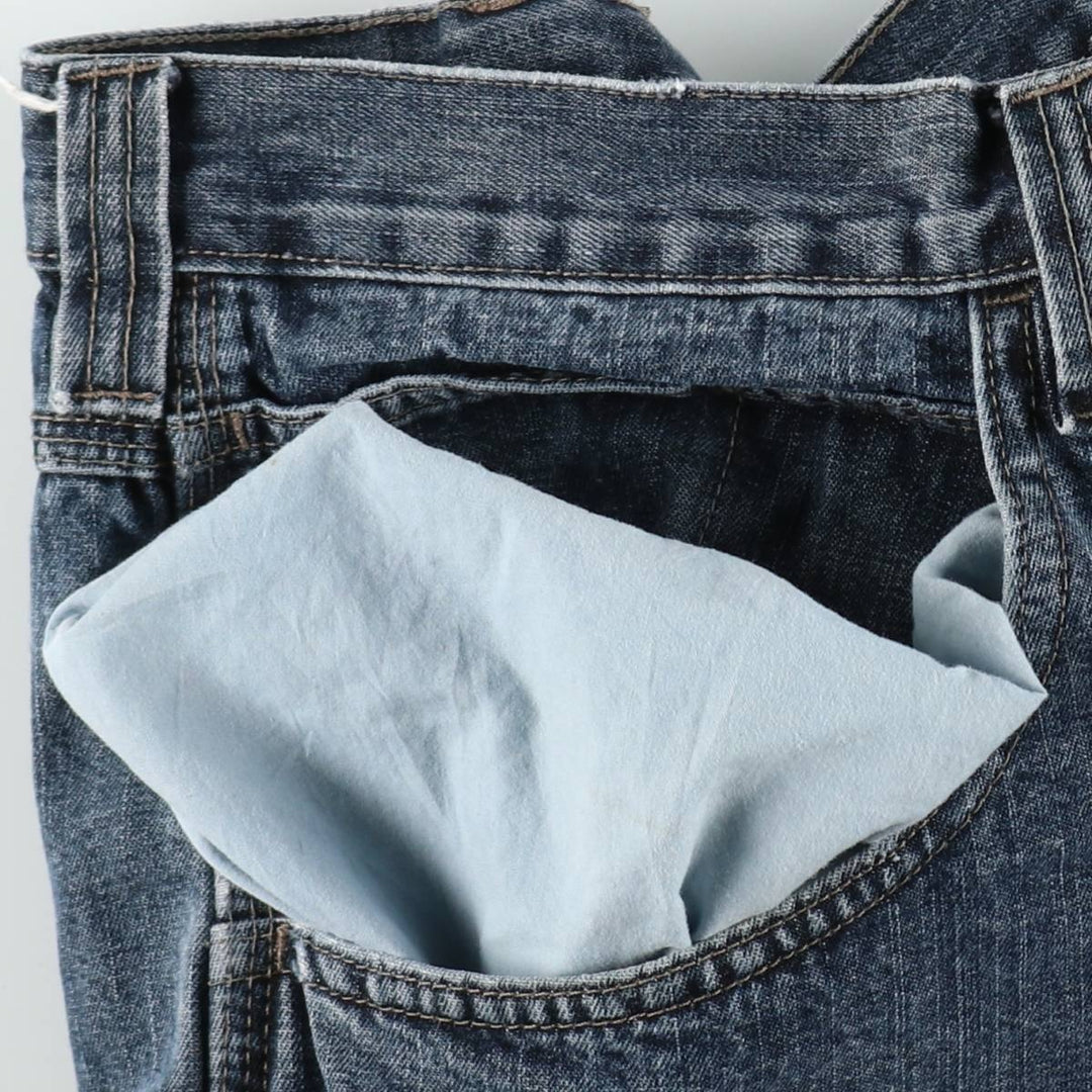Wrangler Denim Painter Shorts, Shorts, Men's, W36 equivalent cotton blue type Vintage Second Hand