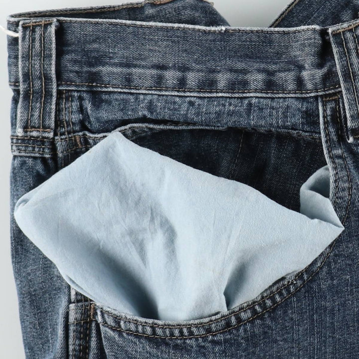 Wrangler Denim Painter Shorts, Shorts, Men's, W36 equivalent cotton blue type Vintage Second Hand