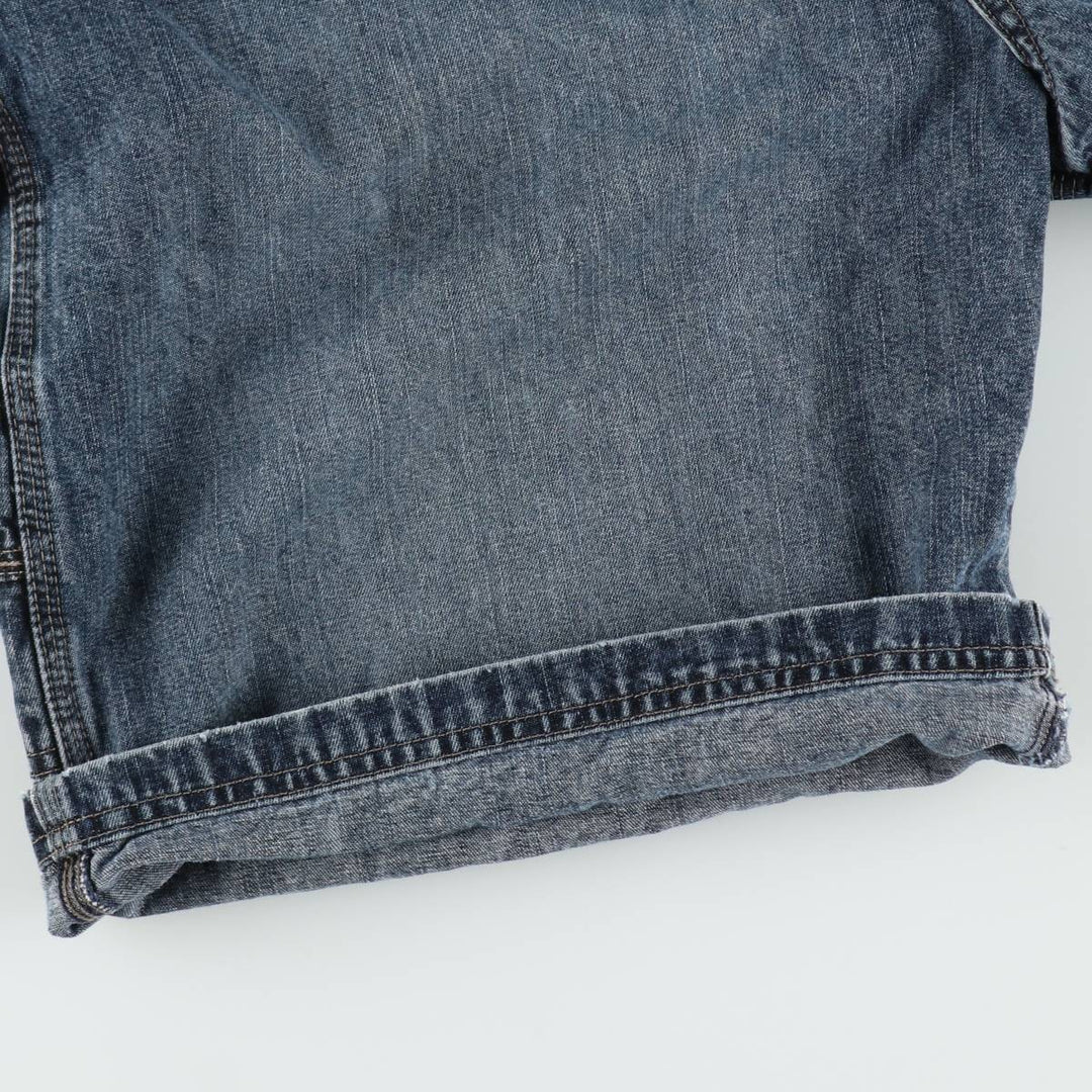Wrangler Denim Painter Shorts, Shorts, Men's, W36 equivalent cotton blue type Vintage Second Hand