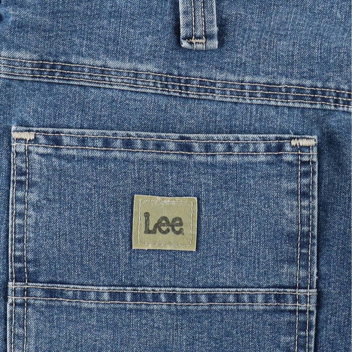 Lee denim painter shorts, men's size W34 (approx.) cotton blue type Vintage Second Hand